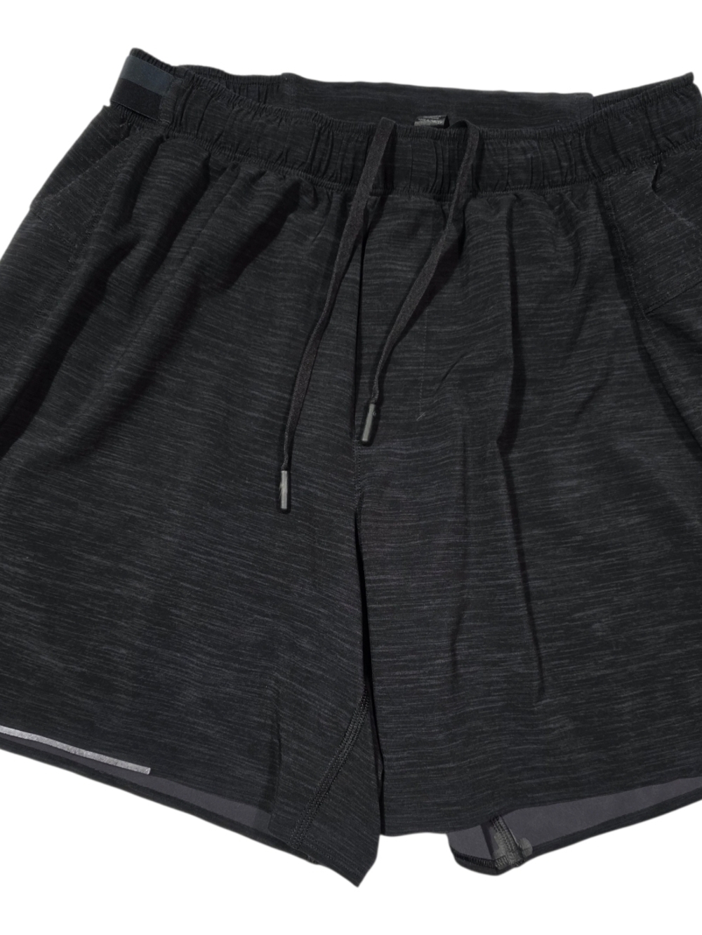 Lululemon Women's Black Running Shorts Size M Lightweight Drawstring - Picture 2 of 10